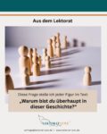 „Warum bist 𝙙𝙪 überhaupt in dieser Geschichte?“ 🤔

Diese Frage stelle ich mir bei jeder Figur, die mir im Lektorat begegnet – egal, ob Protagonist*in, Love Interest oder Nebenrolle mit drei Sätzen Text. Denn jede Figur sollte eine Funktion haben. Sie sollte nicht nur da sein, weil sie „nett“ ist, für Comic Relief sorgt oder weil du als Autor*in weißt, wie sie im Spin-off glänzen könnte.

🧐 Ich schaue mir also folgende Dinge genauer an:
🔸Bringt diese Figur die Handlung 𝙬𝙞𝙧𝙠𝙡𝙞𝙘𝙝 weiter?
🔸Steht sie für ein bestimmtes Thema oder Dilemma?
🔸Spiegelt sie etwas von der Hauptfigur?
🔸Erzeugt sie Spannung, Konflikt, Tiefe?

Wenn ich darauf keine klare Antwort finde, dann ist kürzen, verschmelzen oder streichen oft die bessere Option. Diese Entscheidung obliegt selbstverständlich immer dir.

🔎 Hier kommt eine Mini-Checkliste, die du auf jede deiner Figuren anwenden kannst:
🔸Wenn ich sie entferne, was verändert sich an der Geschichte?
🔸Hat sie ein eigenes Ziel für die Geschichte?
🔸Könnte sie eine andere Figur 𝙗𝙚𝙨𝙨𝙚𝙧 verkörpern?
🔸Braucht es sie tatsächlich? Oder blockiert sie einen Platz, den andere Figuren besser ausfüllen könnten?

Das führt unweigerlich zur nächsten Frage:
Darf man Figuren einfach streichen?
Die Antwort lautet: Ja, und manchmal muss man sogar.

🧝🏻‍♀️🧙🏻‍♀️ Gerade im Fantasy-Genre sehe ich oft:
🔸zu große Casts mit kaum unterscheidbaren Rollen
🔸zwei ähnliche Nebenfiguren, die beide für denselben Zweck da sind
🔸Figuren, die der Autor*in ans Herz gewachsen sind, aber keine Relevanz (mehr) haben

✂️ Hier lohnt sich der Mut zur Schere – oder zur Fusion: Zwei Figuren lassen sich hin und wieder zu einer stärkeren zusammenlegen.

Keine Sorge, ich bestehe nicht darauf, dass du Figuren "entsorgst". Ich zeige lediglich auf, wo dein Text optimiert werden kann. 🥰

💬 Erzähl mal: Welche Figur in deinem Manuskript würdest du sofort verteidigen – und warum?

#lektoratfürselfpublisher #Lektorat #romance #fantasy #romantasy #Manuskript #Schreibtipp #writer #AutorInnen #autorenaufinstagram #Autorenleben #schreiben #Buchliebe #belletristik #freielektorin #vfll #adm #newadult #contemporaryromance